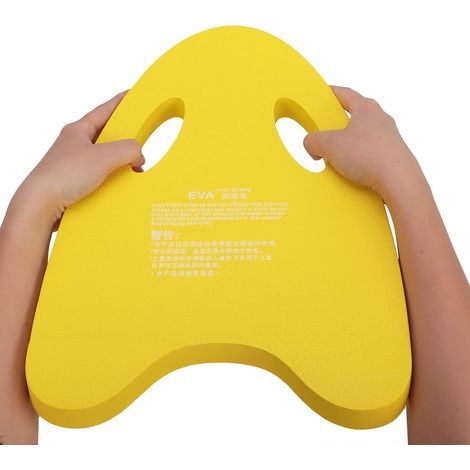 Planche de natation en forme de A avec 2 poignées, flotteur léger en EVA pour adultes et enfants, idéal pour l'apprentissage de la natation (débutants). (1/5)