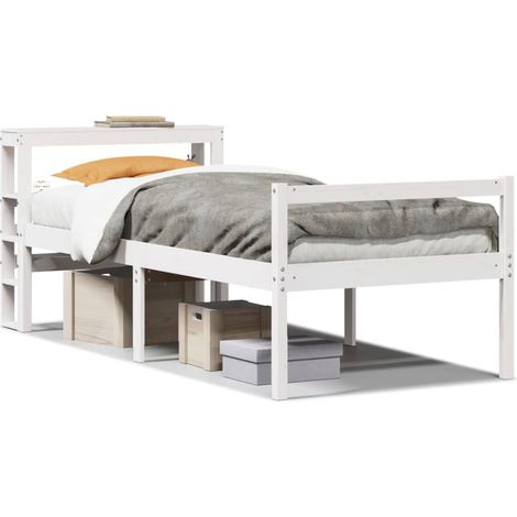 Maison Exclusive - Lit pour personne âgée avec tête de lit sans matelas 75x190 cm (1/5)