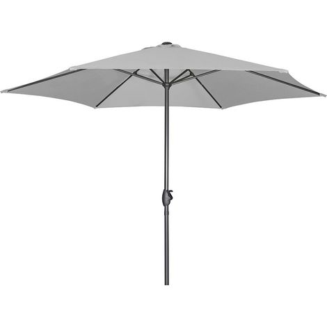 Kurbelschirm Basic Lift neo Ø 300cm, Design 827 hellgrau (1/5)