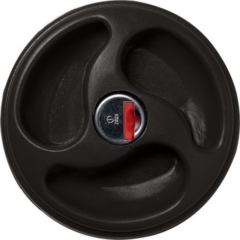 Bouchon à clé pour coupelle de remplissage 40mm – Compatible véhicules de loisirs – Coloris noir – Fourni avec 2 clés – Zadi