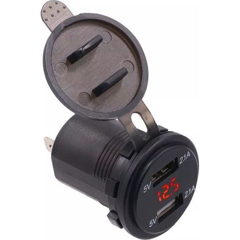 USB-Steckdose Moto - Lumitecs US11 - 12V - Wasserdicht - Kompatibel mit Yamaha R7/Ténéré 700
