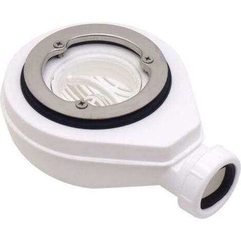 Pair Bonde horizontale sans capot Ø90 DONA pour receveurs de douche (1/5)
