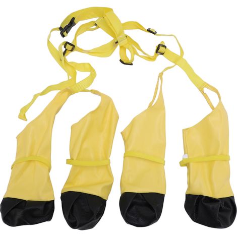 Bottes à bretelles pour chien, imperméables, résistantes à l'abrasion, antidérapantes, jambières pour animaux de compagnie XL (1/5)