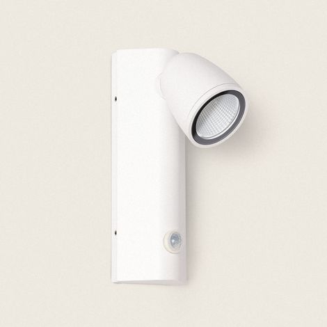 Applique da Parete per Esterni LED 6W in Alluminio con Sensore di Movimento Abel Bianco (1/5)