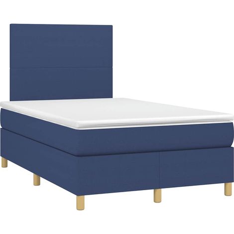 Maison Exclusive - Boxspringbett mit Matratze Blau 120x190 cm Sto