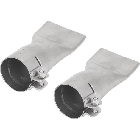 Buse de soudage à bouche plate et large de 40mm, pistolet résistant à la chaleur en acier inoxydable, 2 pièces (1/5)