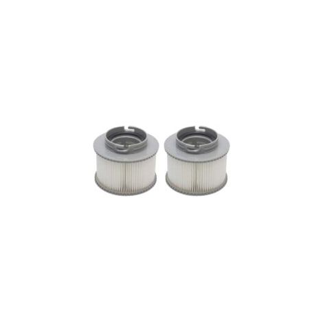 Filtri per spa, cartucce filtranti di ricambio per vasche idromassaggio MSpa Bubble Spas, cartucce filtranti per piscine, per acqua pulita e fresca (2 pezzi, grigio) - Crezuo