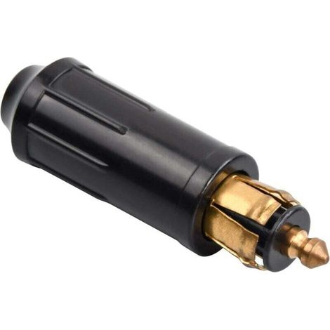Prise Allume Cigare Norme Européenne 12V Hella DIN Plug Connecteurs Males Pur Cuivre Adaptateur pour DIY Voiture et Moto Allume-Cigare