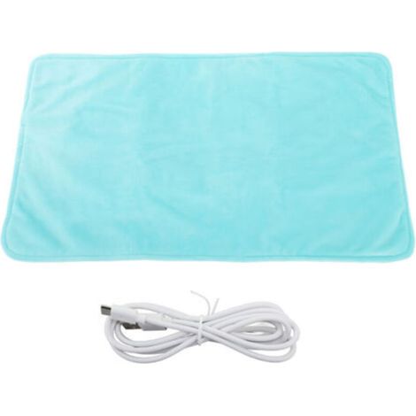 Couverture chauffante électrique en graphène, coussin à température constante, chauffant par USB, vert