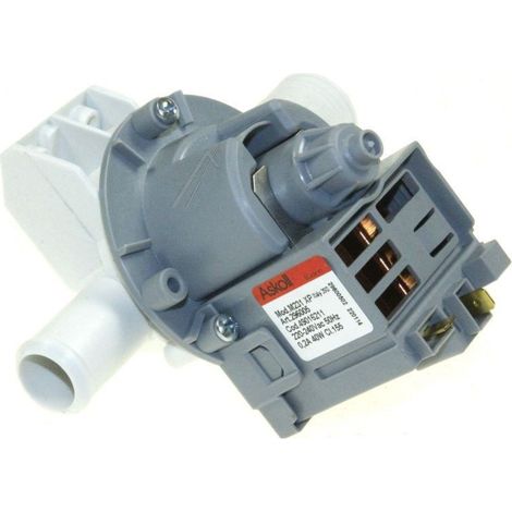 Pompe de vidange (481936018217) Lave-linge DOMEOS, ARISTON HOTPOINT, MARKLING, NOGAMATIC, RECTILIGN, CONCORDE, BOMPANI, PROGRESS, FIRSTLINE, IGNIS, WHIRLPOOL, AIRPORT, HOOVER, CURLING, LADEN, SERVIS, (1/4)