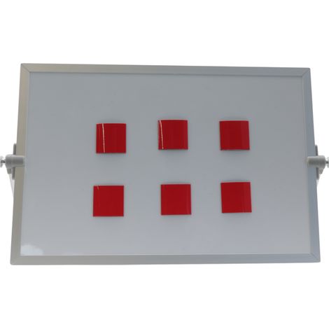 Symbole magnétique Carré 3x3 cm rouge