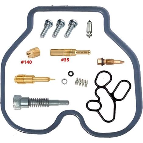 Kit de réparation de carburateur pour CG150S 2005-2008 150 cm³  Kit de base  Compatible CG150S  monocylindre  carburateur PZ27  gicleurs en laiton  joints en nitrile  pièces en POM  résistant à l'esse (1/2)