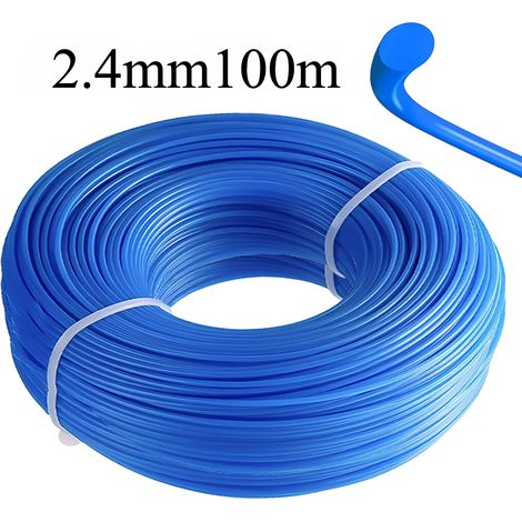 Fil de débroussailleuse en nylon (2,4 mm x 100 m) pour outils de jardin motorisés STIHL (1/5)
