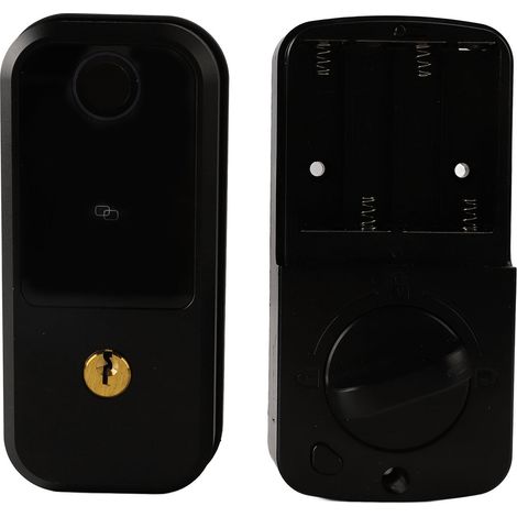 Serrure de porte électronique intelligente : plusieurs options d'authentification, reconnaissance d'empreintes digitales, entrée sans clé, fiable pour la maison. (1/5)