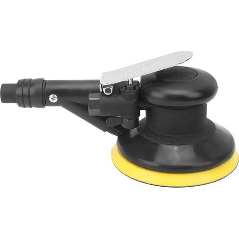 Ponceuse pneumatique à disque avec aspiration intégrée, outil manuel 0.6‑0.8 MPa pour polissage et meulage de surfaces (1/5)