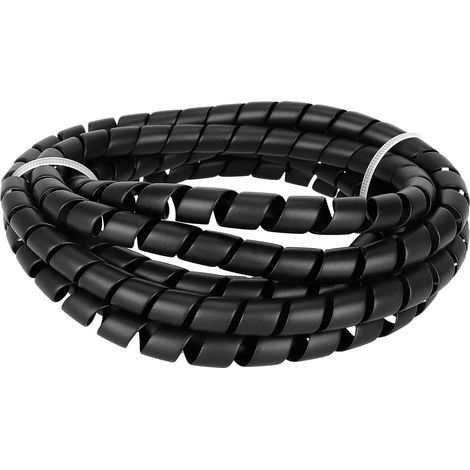 Enrouleur de câble spiralé 8 mm x 2 m en PP, gestionnaire de câbles pour trottinette électrique, organisateur de protection (1/5)