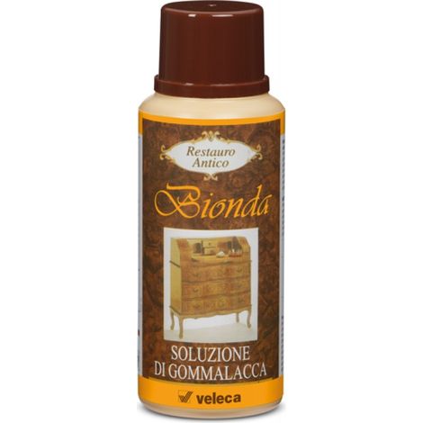 Gommalacca in Soluzione Veleca colore Biondo 250 ml - Conf. 6 pz