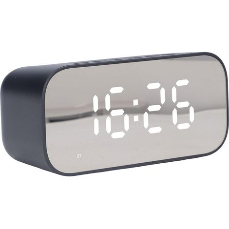 Radio-réveil Bluetooth avec double alarme et affichage de la température, batterie intégrée de 2000 mAh. (1/5)