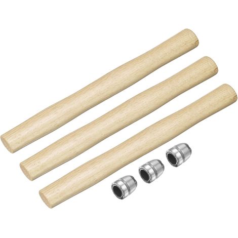 En Bois De Remplacement Pour Marteau Avec Cales Rondes Pour Tete De Marteau Ronde Octogonale De 3lb Pour Charpente Menuiserie Construction Bricolage Outils De Hache De Forge (1/5)