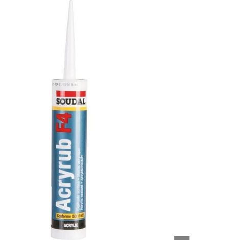 Soudal Acryrub F4 Acryl-Dichtmasse weiß wasserdicht
