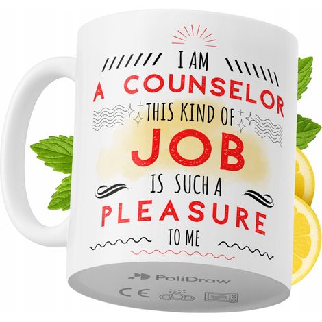 Taza de café/té divertida y humorística para consejeros, con diseño gráfico y texto gracioso. Taza ideal para cumpleaños, santos, días festivos y ocasiones especiales. Perfecta para el hogar, la ofici (1/5)
