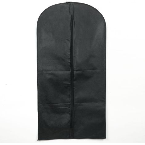 Housse costume 60x100 noir anti-poussière étanche (1/3)