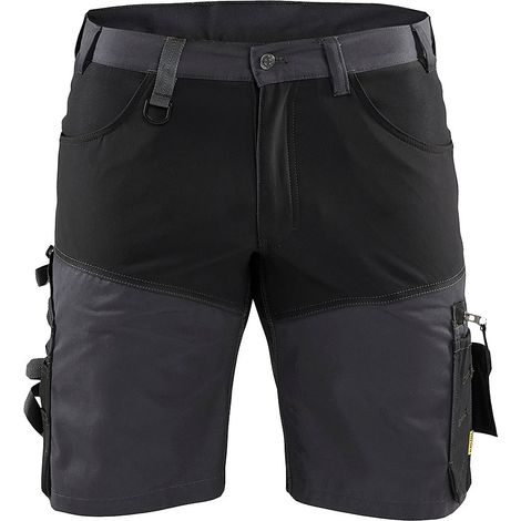 Short de travail stretch artisan 1798 - Gris/Noir 4XL - FR(58) - SE(C64) - Standards