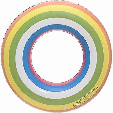Bouée arc-en-ciel, jouets flottants pour la plage en été, pour enfants et adultes. (1/5)