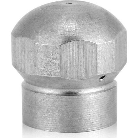 pair Buse de nettoyage de tuyau d'évacuation d'égout pour nettoyeur haute pression G1/8' avec trous de pulvérisation (1/4)