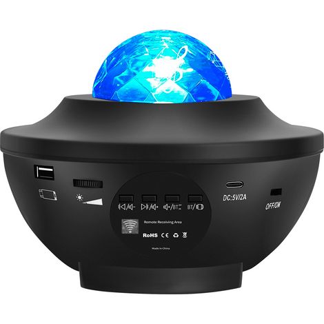 Projecteur de veilleuse étoilée au plafond pour chambre d'enfant ou d'adulte / Décoration / Anniversaire (1/5)