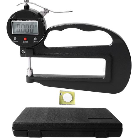 Digitales Dickenmessgerät 0,0005 Zoll (0,01 mm) Auflösung 0 bis 12,7 x 120 mm Dickenmessung für die mechanische Bearbeitung (1/5)