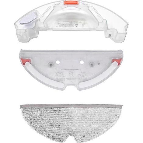 Réservoir d'eau, bac à poussière, lingette de nettoyage et accessoires pour aspirateurs Roborock S5 MAX, S50 MAX, S55 MAX et S6 MAX. (1/5)