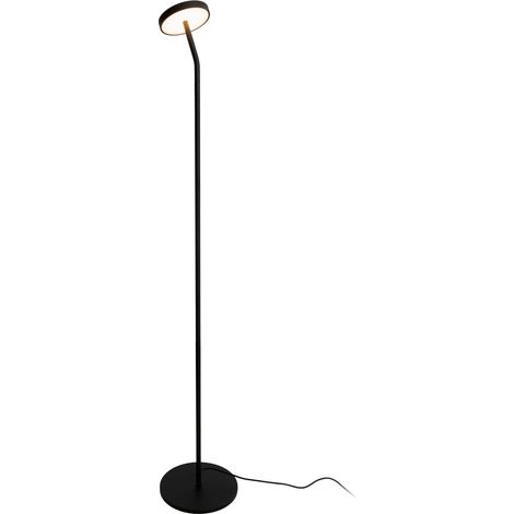 Lampada da terra industriale nera LED 8W 3000K Ibiza Maxlight (1/5)