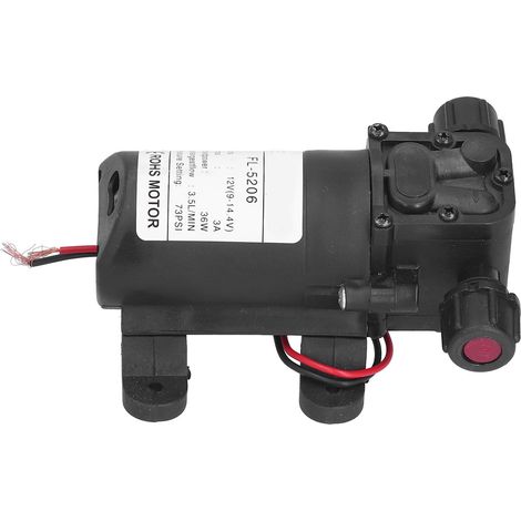 Pompe à membrane 12 V 36 W à double filetage, mini pompe à eau CC haute pression pour pulvérisateur agricole (1/5)