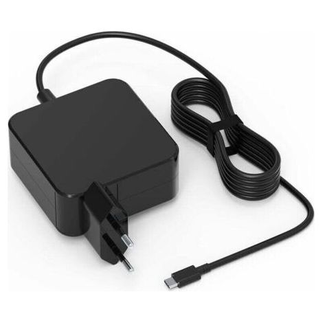 Adattatore di alimentazione tipo C per caricabatterie USB-C da 65 W per MacBook Pro/Air. Lenovo Thinkpad. HP Chromebook. ASUS. Acer. Huawei Matebook. Xiaomi Air. Samsung Chromebook Plus. cavo di alime (1/4)