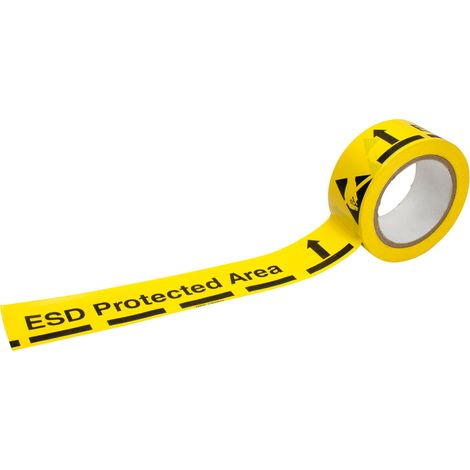 Ruban de marquage au sol "ESD Protected Area", ESD