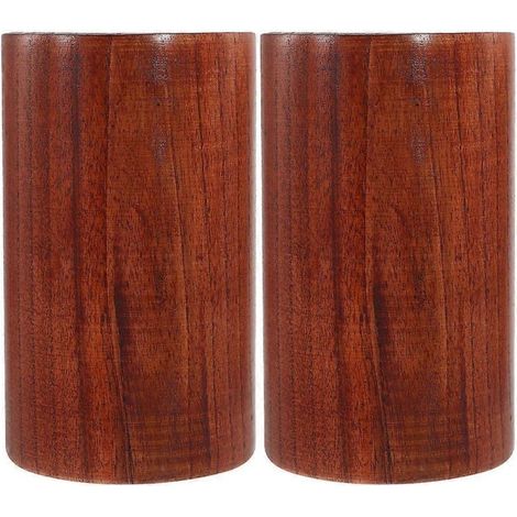 Lot de 2 porte-ustensiles de cuisine en bois, organisateur de baguettes, cuillères et récipient pour baguettes. (1/4)