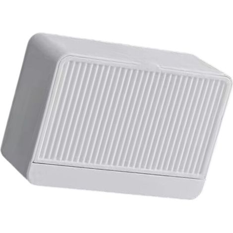 Portasapone salvaspazio con coperchio e scolapiatti - Bianco 2