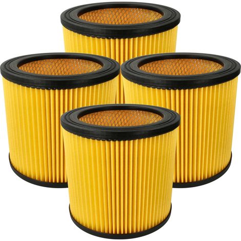 vhbw 4x Cartouche de filtre compatible avec BAMATO AB-110 système d'extraction - filtre de remplacement HEPA, 18,2 x 16,7 cm