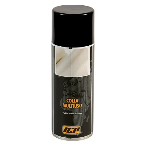 SPRAY COLLA MULTIUSO ADESIVO METALLO PLASTICA LEGNO VETRO CARTA LTF ICP 400 ml (1/2)