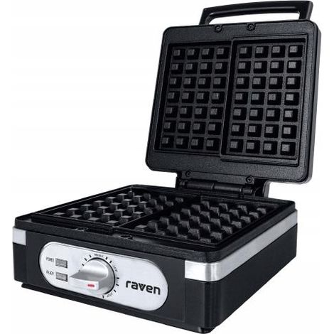 Gaufrier POWERFUL RAVEN EG004BX : 2 gaufres croustillantes