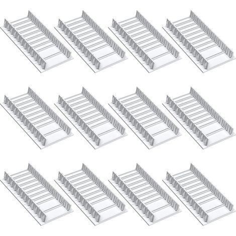 Pièces Cache-Fentes pour Tableau Electrique 6/12/18 modules, Caches aveugles Anti-poussière, clipage sans outil
