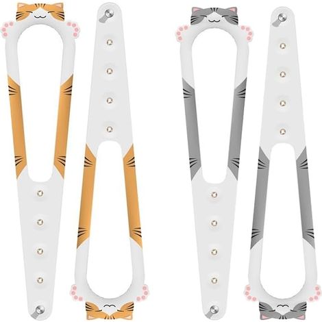 Chiusura per porta per gatti, 4 fori regolabili per tenere fuori i cani, 4 supporti per porta per animali domestici per camera da letto (1/4)
