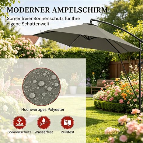 Parapluie de jardin,parasol pliant,parasol de piscine,parasol extérieur flexible (parapluie inclus uniquement)