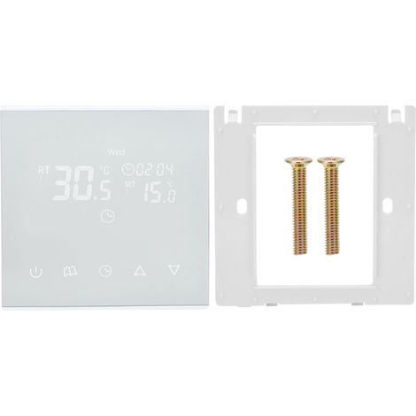 Thermostat mural pour chauffage au sol et chaudière, régulateur de température AC220V, panneau de commande.
