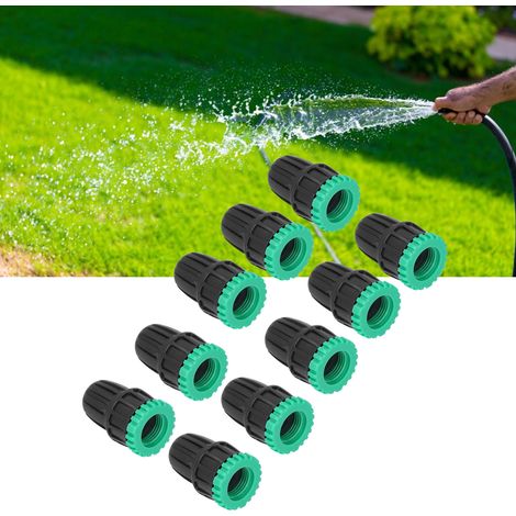 10-teiliger G1/2-Zoll-auf-G3/4-Zoll-Gartenschlauchadapter aus ABS mit vorinstallierter Dichtung für Wasserhahn- und Gartenbewässerungsanschlüsse (1/5)