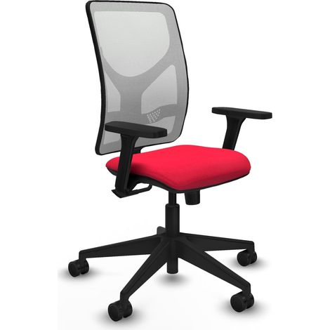 Chaise de bureau piqueras y crespo Motilla blanc accoudoirs 3D (1/2)