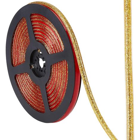 Bande de Joint Étanche 5mx8mm pour Carrelage Céramique Dorée Auto Adhésive Facile à Poser à Décoller avec Moulure Triangulaire Flexible pour Salle de Bain Angles de Murs Évier Baignoire (1/5)