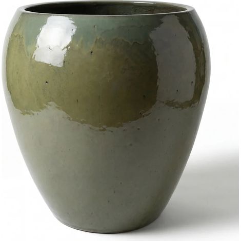 Maceta LAFONTAINE2 67x68cm verde crema (1/3)