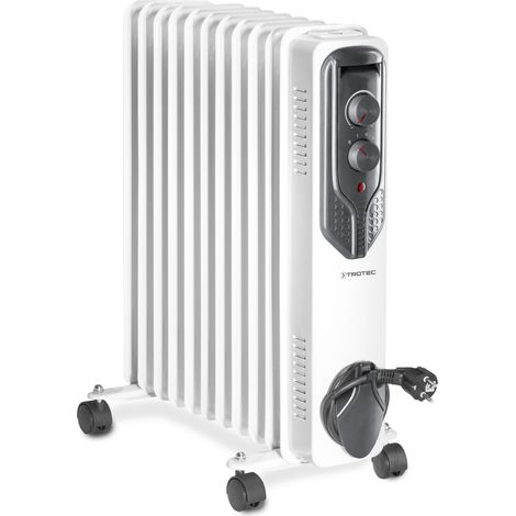 TROTEC Radiator Heizung TRH 21 E – Heizleistung 1000 W / 1500 W / 2500 W – Elektro Heizkörper, 11 Rippen, Raumgröße 30 m² / 75 m³ (1/5)